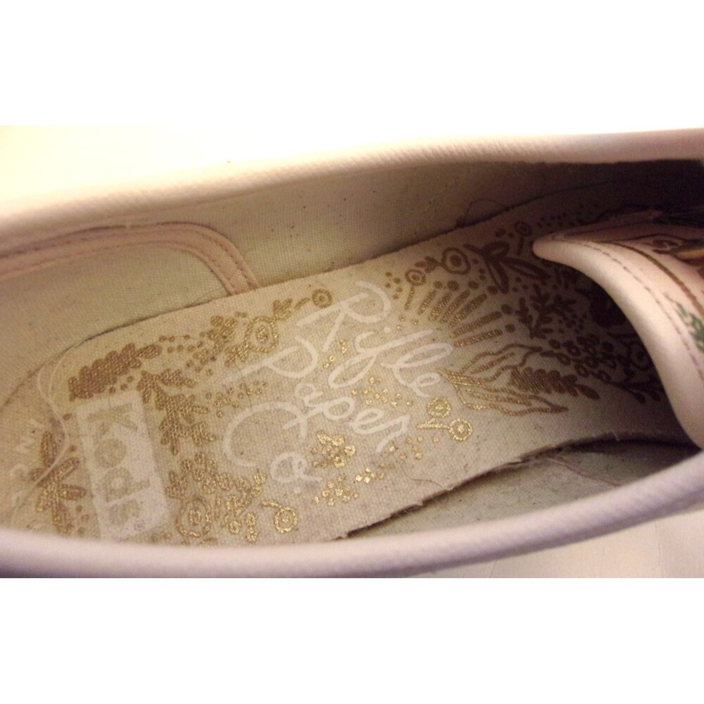Keds Rifle Paper Company Design Coated Canvas Rubber Floral Sz. 8 M - Picture 7 of 7